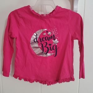 Garanimals 2T Pink Graphic Long sleeve